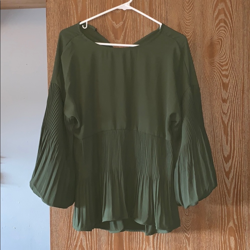 Green dress shirt